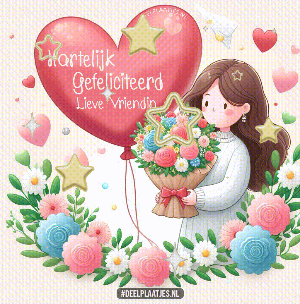 Gefeliciteerd bloemen vrolijke verjaardag