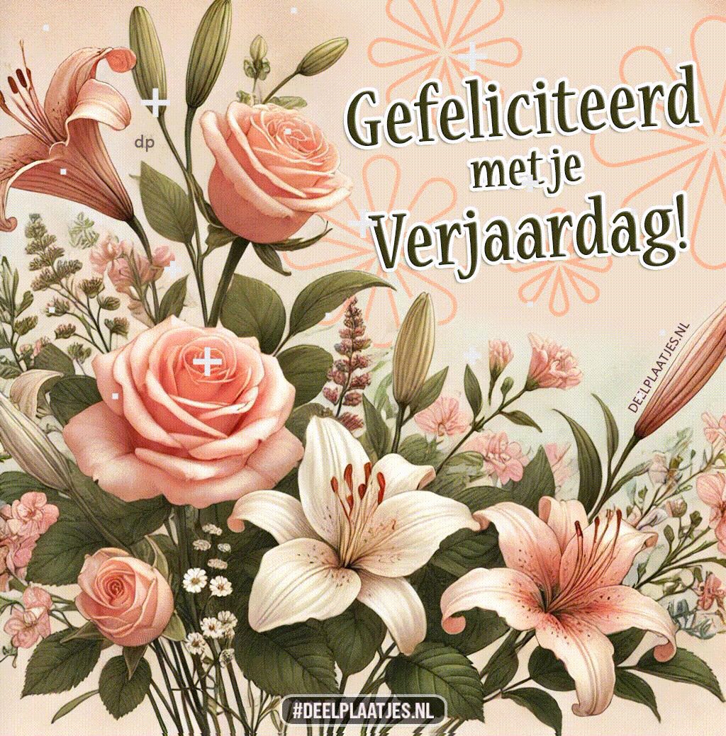 Gefeliciteerd met je verjaardag geniet van deze speciale dag