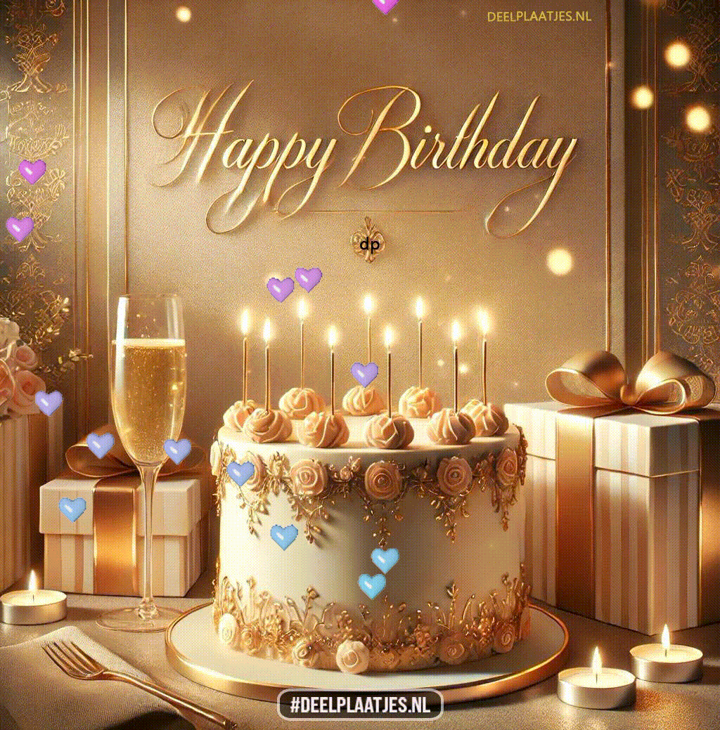 Happy birthday vandaag is een speciale dag vol liefde