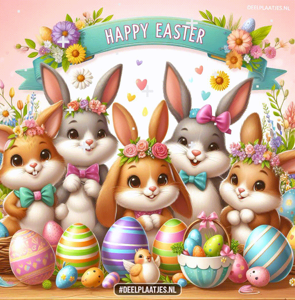 GIF image Happy easter 7 - share pictures via WhatsApp or social media