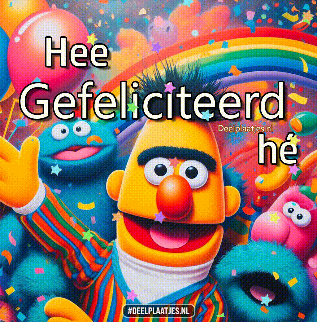 Hee gefeliciteerd maak er een mooie dag van