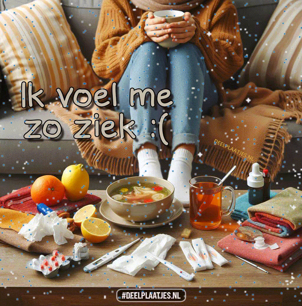 I feel so sick get well message