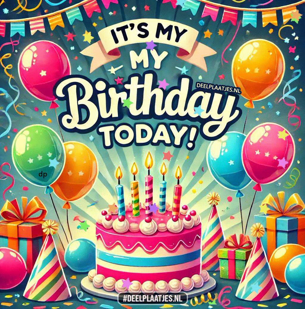 It's my birthday today so join the party