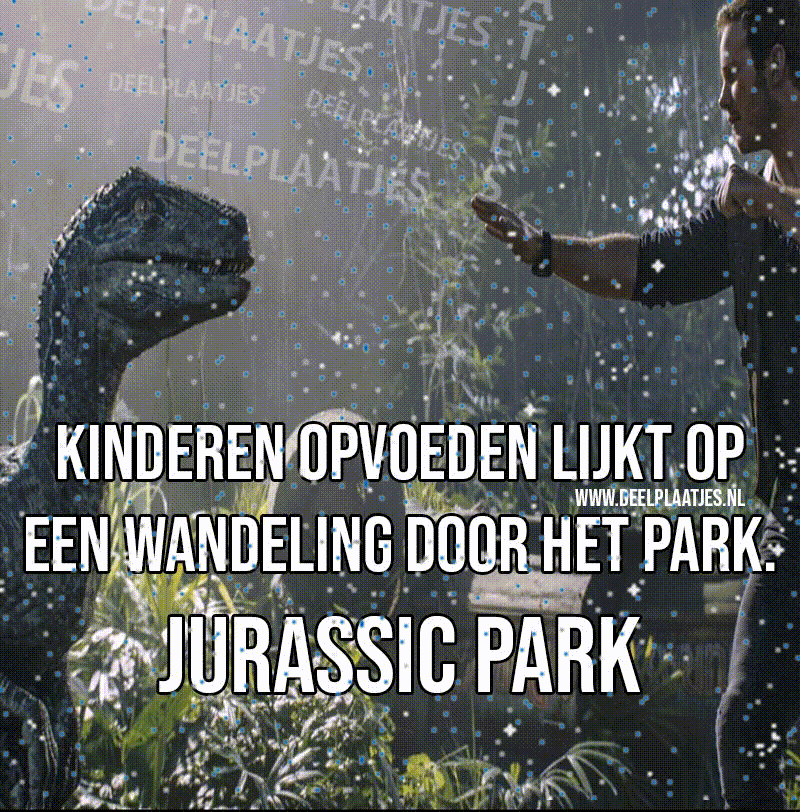 Opvoeden voelt soms als Jurassic Park