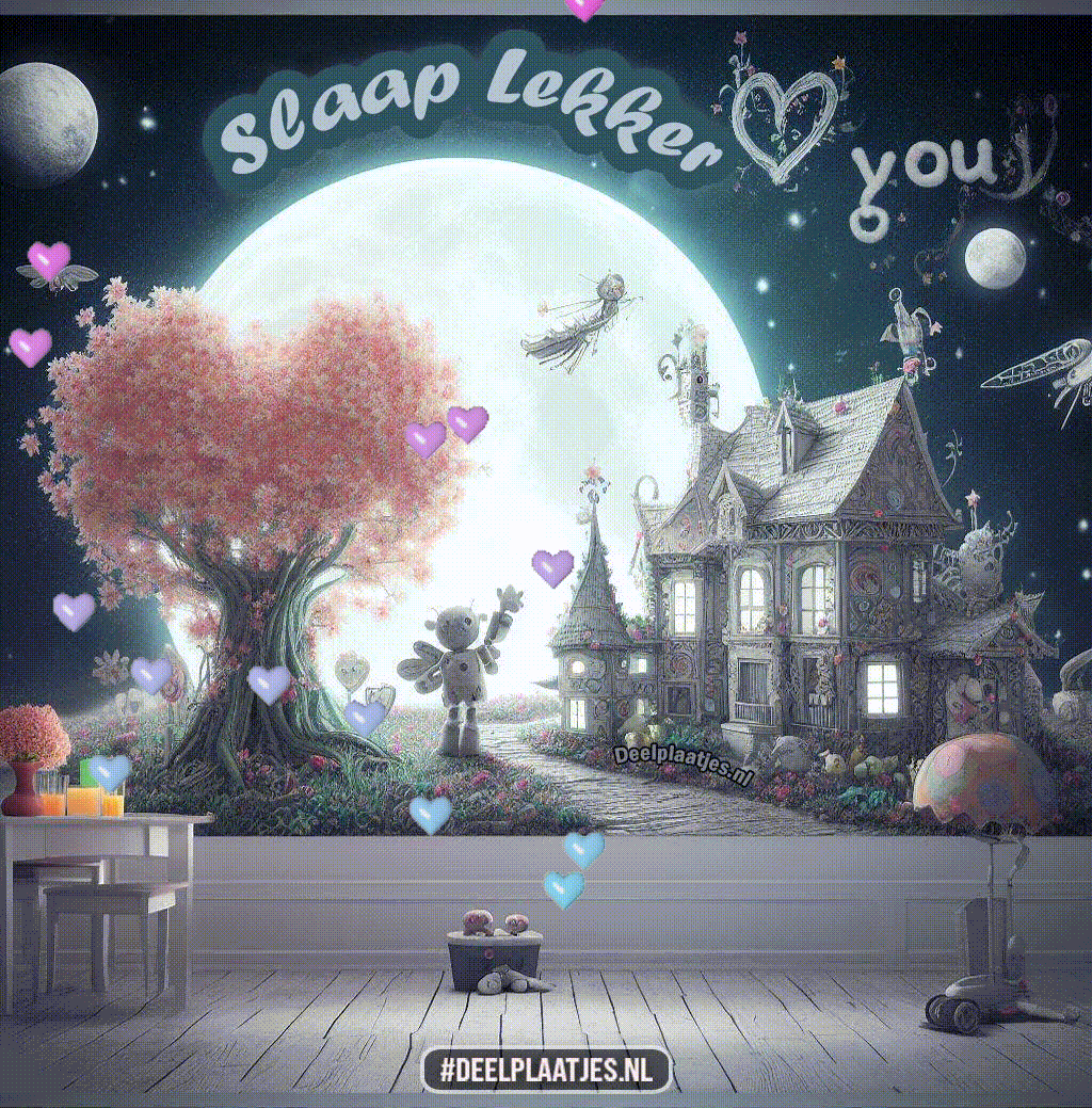 Slaap lekker met liefdevolle boodschap