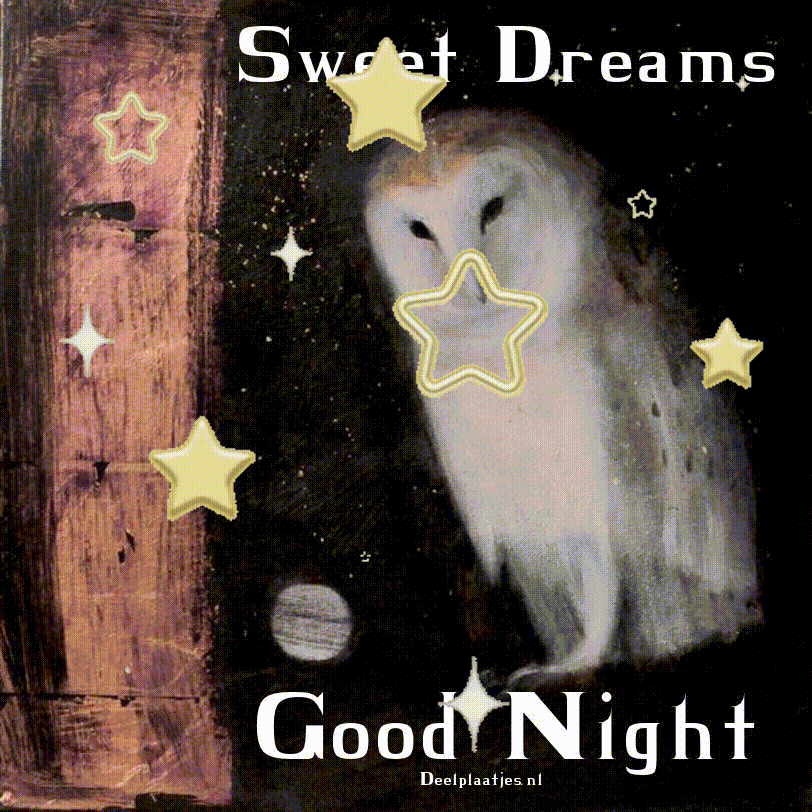 Sweet dreams slaap lekker en droom zacht