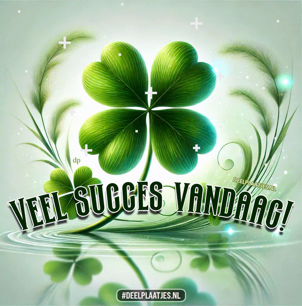 Veel succes vandaag laat je niet tegenhouden